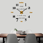 VANGOLD Giant Wall Clock for Living Room Decor, Decorative Wall Clocks Battery - Image 8