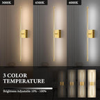 SAIMAND Wireless Sconces Set of 2 Battery Operated, 8000mAh USB Rechargeable - Image 2