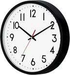 HZDHCLH Wall Clock Black, Silent Wall Clocks Battery Operated 10 Inch Modern - Image 7