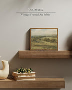 InSimSea Framed Canvas Wall Art, Vintage Landscape Art - Image 2