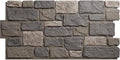 EverStone Cobblestone Faux Stone Panel, Midnight Granite Color by EkenaMillwork