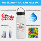 You are Beautiful Worthy You are Enough Stickers 3Pcs Motivational Inspirational Quote Stickers Vinyl Waterproof Decals for Notebook, Tumbler, Laptop and Water Bottle