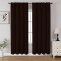 CUCRAF Blackout Curtains 72 inch Length 2 Panels Set, Rod Pocket Room Darkening by CUCRAF