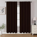 CUCRAF Blackout Curtains 72 inch Length 2 Panels Set, Rod Pocket Room Darkening by CUCRAF