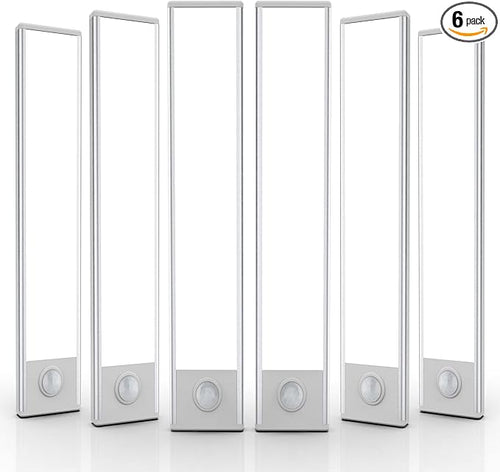 6 Pack Under Cabinet Lights Wireless, 50 LED Motion Sensor Light Indoor by AVEVA