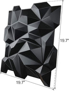Art3d Decorative 3D Wall Panels 12 Pack 19.7" x 19.7" PVC 3D Diamond Wall Panel - Image 3