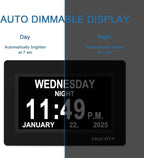 TROCOTN Dementia Clocks, Large Display Calendar Alarm Clock - Image 5