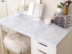 practicalWs Marble Paper Granite Gray/White Roll Kitchen Countertop Cabinet - Image 2