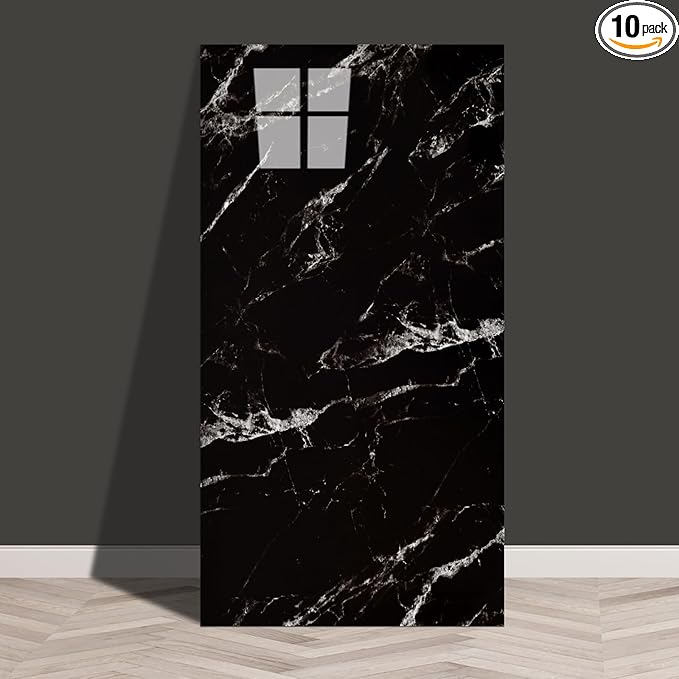 Haimin Wall Panels Peel and Stick 10 Pieces 23.6x11.8in Lightweight Backsplash by HaiminHomeDecorWallpaper