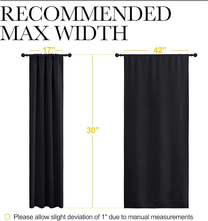 NICETOWN Halloween Kitchen Window Curtains Over Sink, Energy Smart Decoration - Image 7