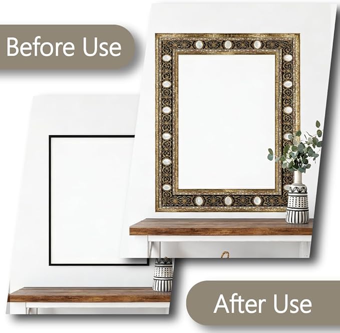 Black Gold Wallpaper Border 196.9 x 3.9 Inch Wall Border Trim Peel and Stick - Image 5