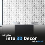 Art3d Decorative 3D Wall Panel, 32 Sq.FT PVC Interior Wall Decor - Image 7