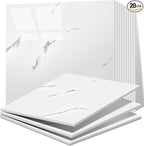Vieshful 20pcs Peel and Stick Backsplash Tile，12"x12" Self Adhesive Marble Tile by Vieshful