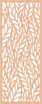 23 3/8"W x 59 3/8"H x 1/4"T Ortonville Decorative Fretwork Wood Wall Panels - Image 4