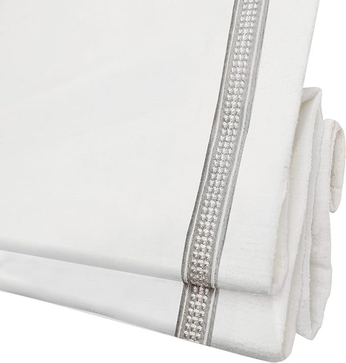 Cordless Roman Shades for Windows, Custom Blackout Light Filtering Roman Window by DEJAVU