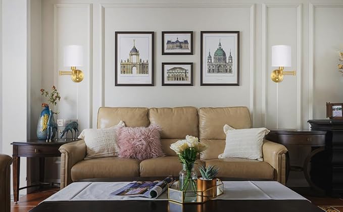 Plug in Wall Sconces with Remote Control, Dimming 10%-100% & Adjustable Colors - Image 11