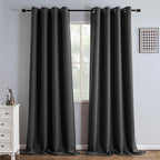 IGEMAEVE Blackout Curtains 90 Inch Length 2 Panels Set, Grommet Energy Saving by IGEMAEVE
