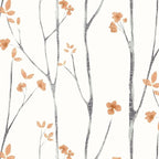 Timeet Boho Peel and Stick Wallpaper Floral Wall Paper Tree Contact Paper White by Timeet