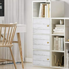 Abyssaly Peel and Stick Wallpaper 511.8"X 17.7" Thickened White Gray Wood - Image 5