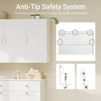 SoBuy Wall Cabinet Laundry Room, Medicine Cabinet - Image 5