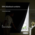 AJAZZ self Adhesive Portable 100% Blackout Curtains Simple and Easy to - Image 6