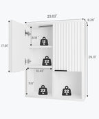 HAIOOU Bathroom Wall Cabinet - Image 3
