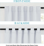 RYB HOME Small Window Curtains - Image 4
