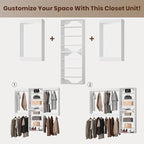 ROOMTEC Modular Closet System, Wooden Tower - Image 6