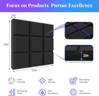 JBER 24 Pack 2" X 12" X 12" Acoustic Foam Panels, Soundproofing Wall Studio - Image 2