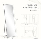 Mirror Full Length, Upgraded Body Wall Mirrors - Image 2