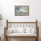 OIQArtOIQ Vintage Landscape Canvas Wall Art Framed Natural Scenery Painting - Image 6