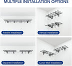 FLEXIMOUNTS Garage Wall Shelving, Includes 8 Bike Hooks, Wall Shelf Garage - Image 5