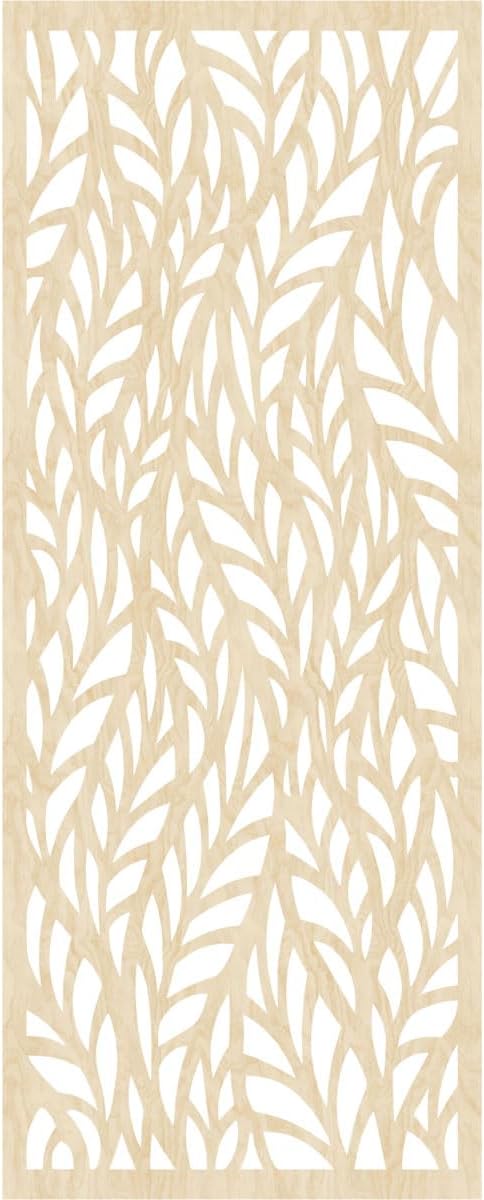 21 3/8"W x 54 3/8"H x 3/8"T Ortonville Decorative Fretwork Wood Wall Panels - Image 2