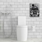 Funny Bathroom Canvas Wall Art Set of 2 - Image 6