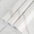 BAYYA Large White Marble Granite Wallpaper Peel Stick Thicken 24x354inch by BAYYAPeelandStickWallpaper