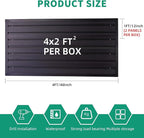 FRAYSCENT Slat Wall Paneling Garage Slat Wall Storage Systems Slatwall Panels - Image 3
