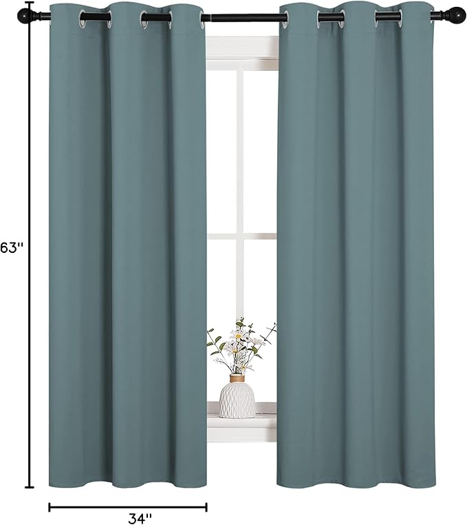 NICETOWN Modern Blackout Curtains Noise Reducing, Thermal Insulated and Privacy - Image 10
