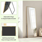 Sunniry Gold Floor Mirror 48x16 inch, Full Body Mirror - Image 3