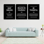 Modern Motivational Affirmation Wall Art Inspirational Encourage Canvas Poster - Image 2