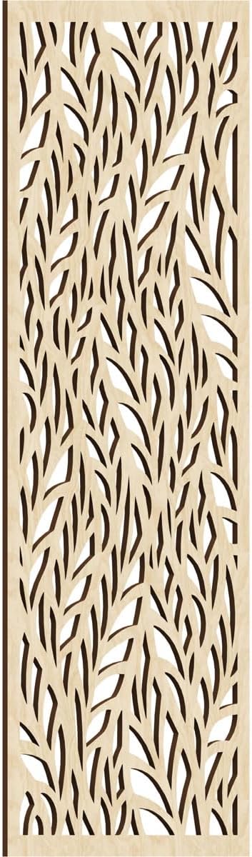 17 3/8"W x 44 3/8"H x 1/4"T Ortonville Decorative Fretwork Wood Wall Panels by EkenaMillwork