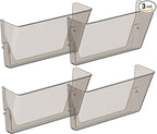 Gawerk Clear Acrylic Single Pocket, Plastic Hanging Wall Mount File Holder by Gawerk