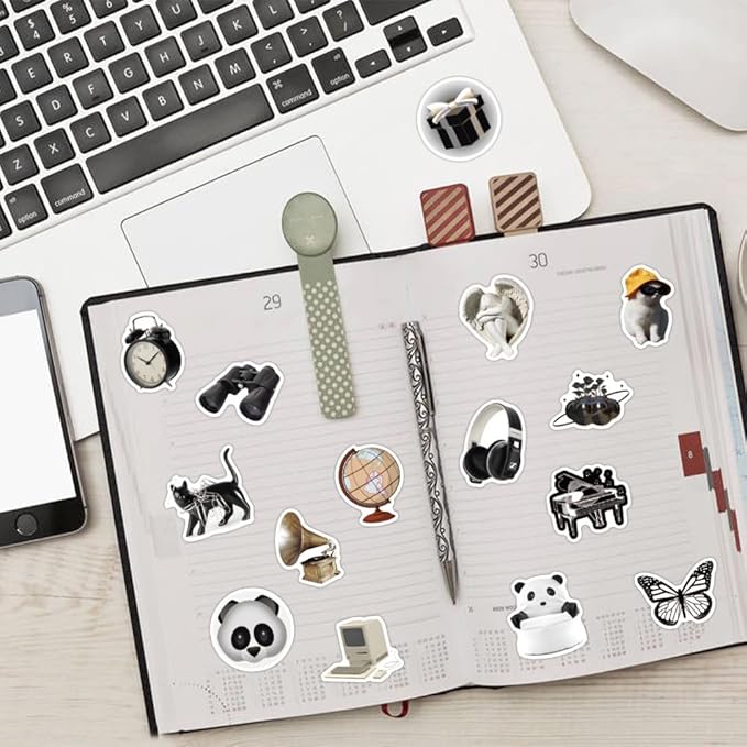 170PCS Y2K Grunge Stickers, Aesthetic Downtown Girls Pack Cool Trendy 2000s for Water Bottle Funny Waterproof Stickers for Teens Adults Vinyl for Laptop Skateboard