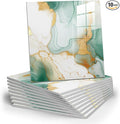 Chejiaye 10pcs Marble Peel and Stick Backsplash Waterproof Washroom Wall Panels by Chejiaye