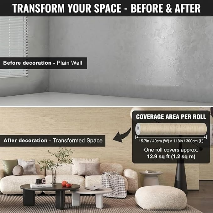 3D Wall Panels Peel and Stick – 15.74" x 118" PVC Faux Texture Wall Covering - Image 3