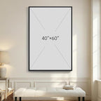 Extra Large Framed Black and White Abstract Wall Art - Image 7