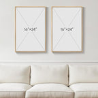 Framed Neutral Abstract Wall Art - Image 3