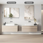 Silver Framed Bathroom Mirror, Brushed Nickel Large Rounded Corner Rectangle - Image 3
