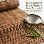 Bamboo Roller Shades for Outdoor Patio, Outside Waterproof Sun Shade, Privacy - Image 3