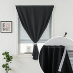 Adhesive Blackout Curtains- Self Stick Curtain No Rod Needed Easy to Hang - Image 3