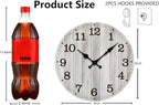 Wall Clock, Modern Wall Clocks Battery Operated, Silent Non Ticking Clock - Image 3